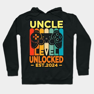 uncle level unlocked est 2024 Hoodie